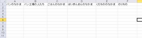 大分類の作成